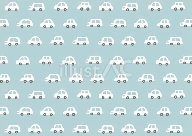 くるまのシームレスパターン１ 車,くるま,のりもののイラスト素材