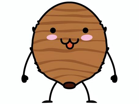 Illustration, taro, potato, vegetables, 