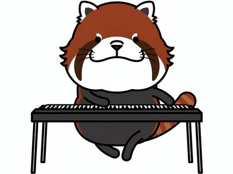 小熊貓鍵盤, 键盘, 钢琴, 小熊猫, JPG, PNG 和 EPS