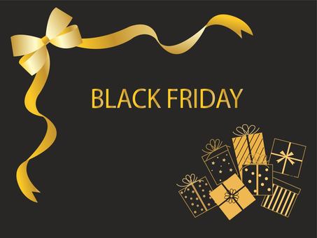 ブラックフライデー ブラックフライデー,リボン,セールのイラスト素材