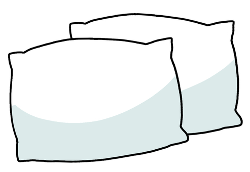 Illustration, pillow, cushion, simple, 