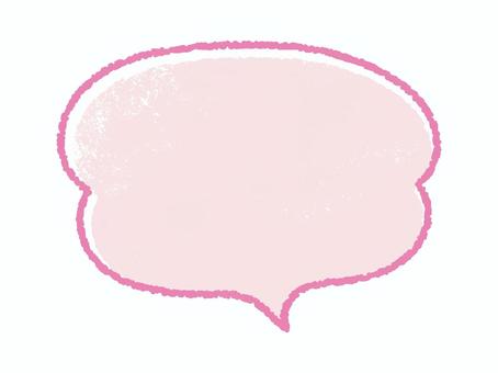 版画風ふんわり吹き出し03