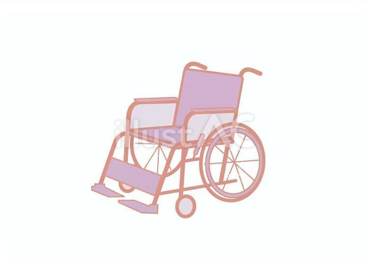 車いすの構造 介護,福祉,車いすのイラスト素材