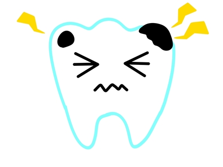 Illustration, tooth, tooth decay, medical, 