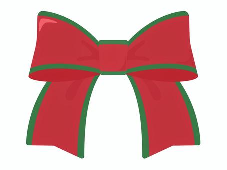 クリスマスカラー(赤と緑)のリボン クリスマスカラー(赤と緑)のリボン リボン,クリスマス,クリスマスカラー,赤,緑,グリーン,おしゃれ,かわいい,シンプル,ポップのイラスト素材