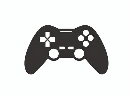 ゲームを表すコントローラーのアイコン ゲーム,コントローラー,持つ,操作,プレイ,趣味,遊び,eスポーツゲーム,スティック,ボタンのイラスト素材