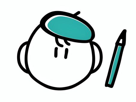 クリエイター（著作者）のイラスト 著作権,原作,原作者,フリーランス,イラストレーター,作者,著作者,クリエイター,ライター,絵師のイラスト素材