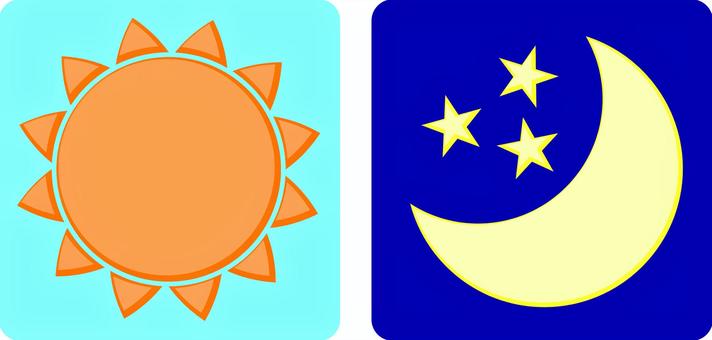 sun/moon, , JPG, PNG and AI