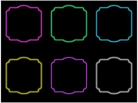 ネオンのフレ−ム