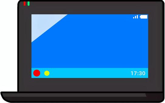 スマートブック 電子機器,パソコン,pc,ノートpc,ノートパソコン,スマートブック,コンピュータ,精密機械,液晶,薄型のイラスト素材