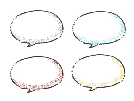 シンプルなふきだしフレームイラスト シンプル,吹き出し,イラスト,ふちあり,セット,フレーム,ふきだし,手書き,あしらい,飾り罫のイラスト素材