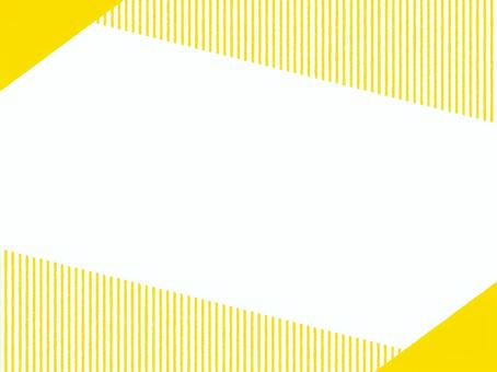 パステル風ストライプと三角のフレーム03 背景フレーム,フレーム,背景枠,ストライプ,三角のイラスト素材