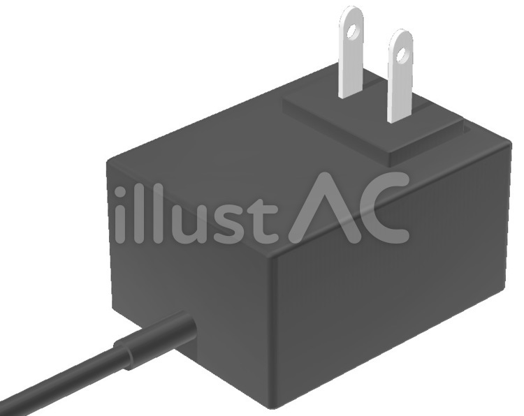 ACアダプター 電化製品,電気コード,アダプターのイラスト素材