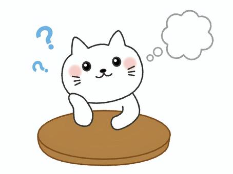 考える猫 はてな 吹き出し 02 考える猫 はてな 吹き出し 02 猫,考える,はてな,悩む,頬杖,吹き出し,ふきだし,謎,疑問,クエスチョンのイラスト素材