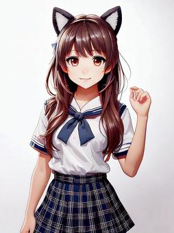 猫耳女子