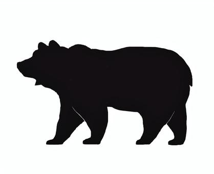 熊(シルエット)