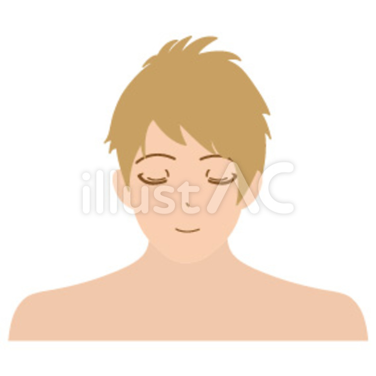 表情安心 男性 イラスト No 無料イラストなら イラストac
