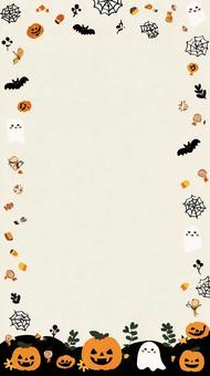 ハロウィンフレーム縦長