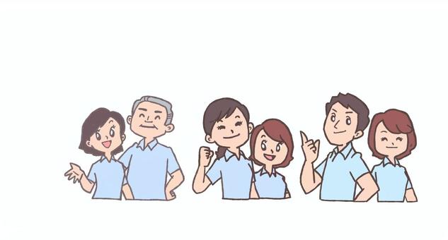 2 people · polo shirt 2 people · polo shirt