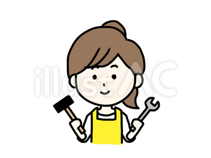 DIYする女性②