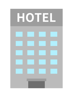 ホテル ホテル ホテル,宿泊,ビル,建物,施設のイラスト素材