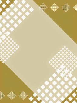 ベージュのモダンデザインの幾何学模様背景 幾何学,抽象,パターン,ダイヤ,格子,ゴールド,ベージュ,テクスチャ,模様,装飾のイラスト素材