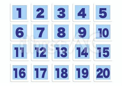 数字 ガレージ風背景付き