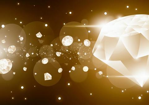 ゴールドの洗練されたダイヤモンドの背景 ダイヤモンド,宝石,結晶,光,パーティクル,フレア,ゴールド,背景のイラスト素材