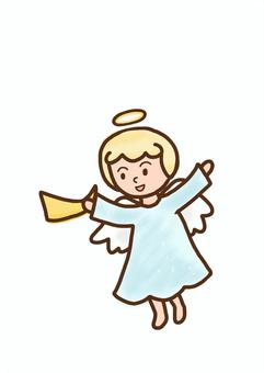 ラッパを持つ天使
