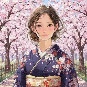 女性のイラスト