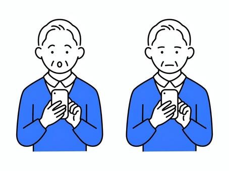 Illustration, male, senior, senior citizens, 