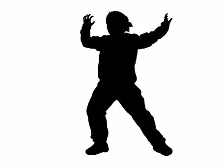 キッズダンサー5 ダンス,ダンサー,hiphop,シルエット,パフォーマンス,アクション,フリースタイル,スポーツ,かっこいい,男の子のイラスト素材