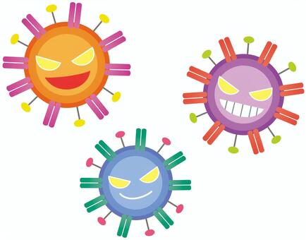 Illustration, influenza, virus, character, 