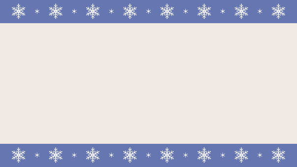 フルHD背景 シンプルな雪の結晶（青）