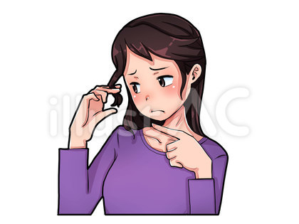 枝毛が気になる人