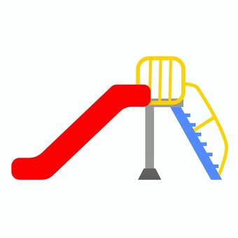 滑り台1 公園,遊具,遊び,道具,滑り台,滑る,アイコン,こども,子供,園児のイラスト素材
