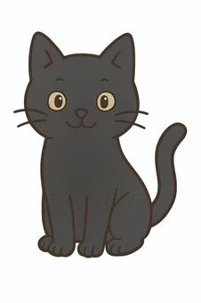 黒猫のイラスト