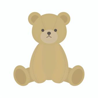 テディベア テディベア,ぬいぐるみ,くま,お座り,おもちゃのイラスト素材