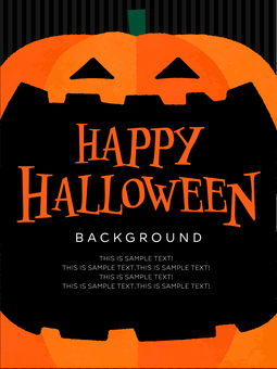 ハロウィンカボチャの背景_縦 ハロウィンカボチャの背景_縦 ハロウィン,秋,フレームのイラスト素材