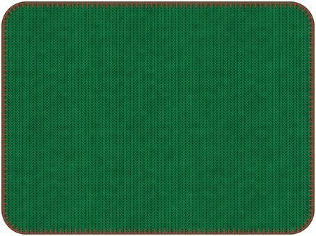 ニットのフレーム【グリーン】 ニット,フレーム,背景,緑,赤,クリスマスカラー,毛糸,ウール,羊毛,手芸のイラスト素材