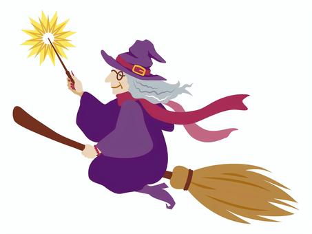 Illustration, halloween, witch, autumn, 