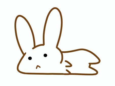 ゆるいうさぎばたん