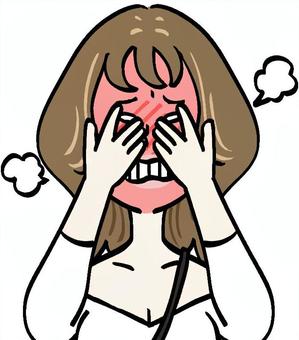 恥ずかしい女性