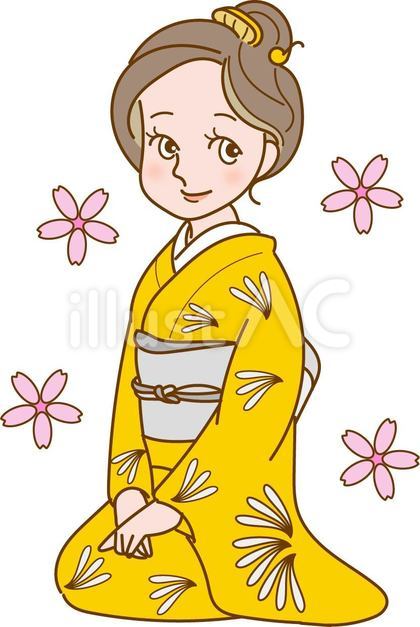 着物姿の女性