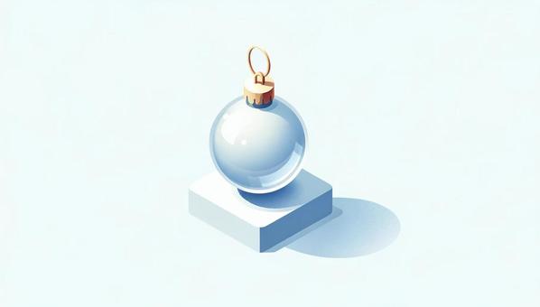 Illustration, ball, jade, christmas, 