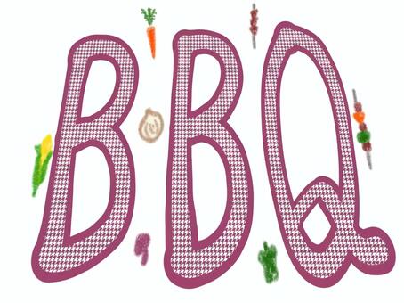 BBQ バーベキュー,料理,イベント,肉料理,野菜,キャンプのイラスト素材