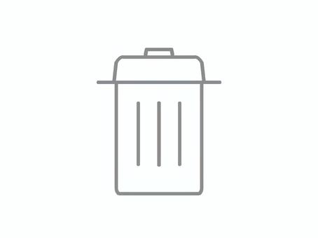 ゴミ箱のマーク ゴミ箱,パソコン,デスクトップ,マーク,アイコン,シンボル,シンプル,手描き,捨てる,空にするのイラスト素材