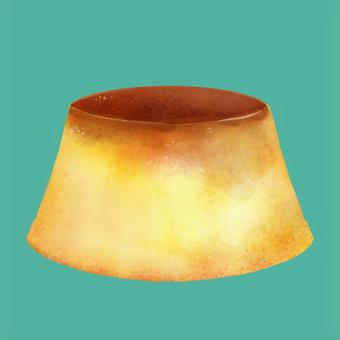 プリン 食べ物,デザート,プリン,レトロ,喫茶店,乳製品,カラメルのイラスト素材