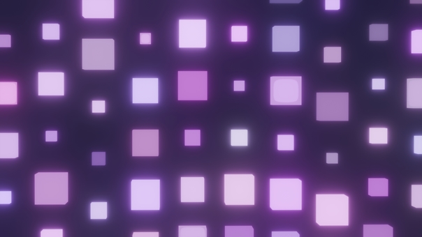 紫の正方形ブロックが並ぶネオン背景 ネオン,背景,正方形,ブロック,壁紙,ドット,光,発光,紫,デザインのイラスト素材