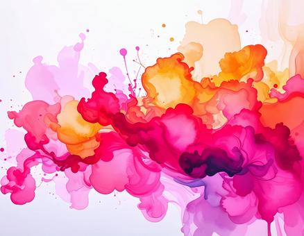 グラデーション水彩背景1